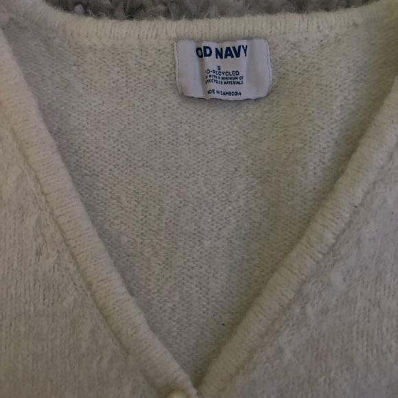 Old Navy cream wool cardigan - Picture 3 of 3